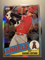 Shohei Ohtani 2020 Topps Chrome 1985 Refractor #85TC-7 Los Angeles Angels
