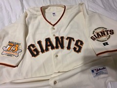 Barry Bonds 2001 San Francisco 73 Home Run Season Record Sleeve Patch for Jersey
