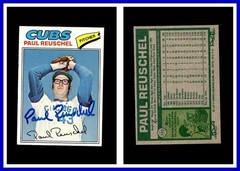 1977 Topps #333 Paul Reuschel RC Autographed Signed AUTO Chicago Cubs