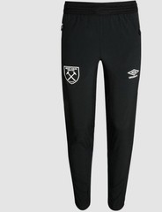 West Ham United 24/25 Umbro Presentation Pants, Black, Adult Size S Small, NWT