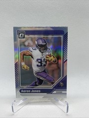 Aaron Jones 2024 Panini Donruss Optic Silver Holo Prizm #128 Minnesota Vikings