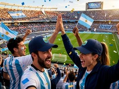 Argentina AFA Messi #10 Baseball Cap – Adjustable Strap, Embroidered Crest, Unis