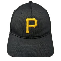 Pittsburgh Pirates MLB OC Sports Baseball Cap Black Yellow One Size OSFM Mesh
