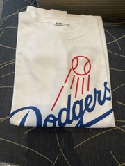LA Dodgers Father’s Day UNIQLO T-Shirt (XL) & Clear Tote Bag Bundle SGA 6/21