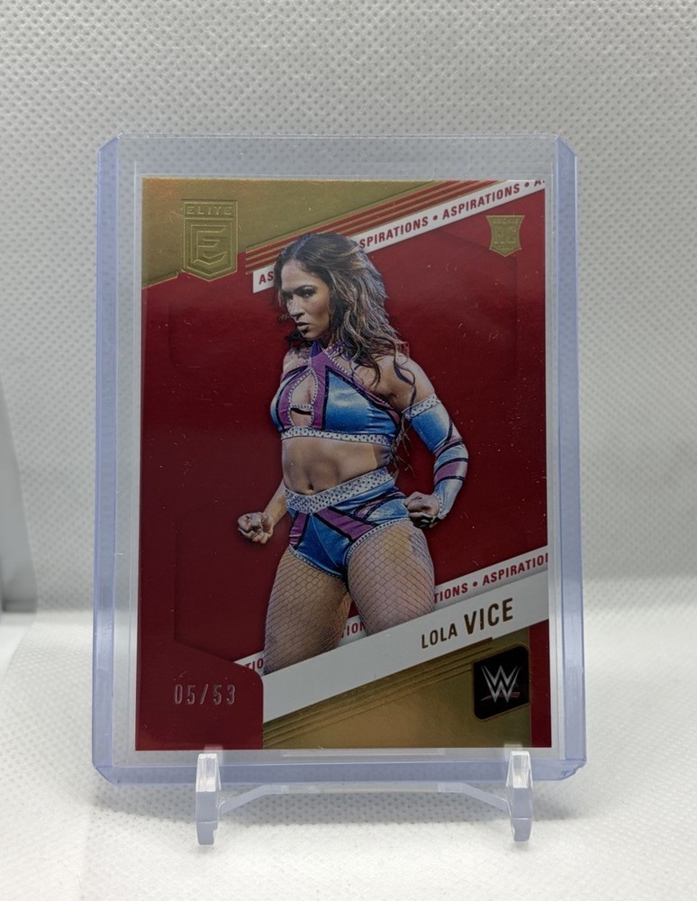 2023 WWE Donruss Elite Lola Vice Red Aspirations Rookie /53 NXT!