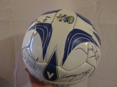 Huddersfield Town 2005-2006 Squad Signed Football Ball with COA /bi