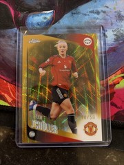2025-26 Topps Chrome UEFA Women&rsquo;s Champions League Lea Schuller /50 Gold Wave