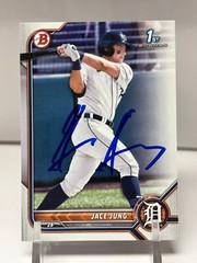 2022 TOPPS BOWMAN #BD-15 JACE JUNG DETROIT TIGERS AUTOGRAPHED