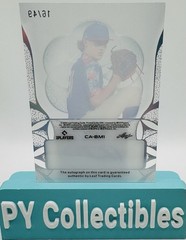 Bryce MECCAGE 2024 Leaf Trinity Clear Blue AUTO 34/49
