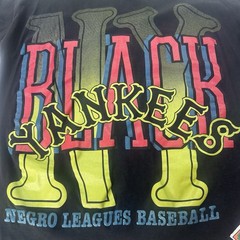 Vintage Negro Leagues NY Black Yankees Shirt Men’s XL NLB Underground Railroad