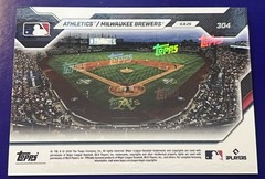 Athletics Milwaukee Brewers 2026 MLB TOPPS NOW 304 Contreras/Kurtz 930 Prnt Run