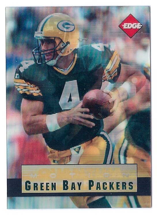 1996 Brett Favre Collector&rsquo;s Edge Quantum Motion #10 Farve Green Bay Packers