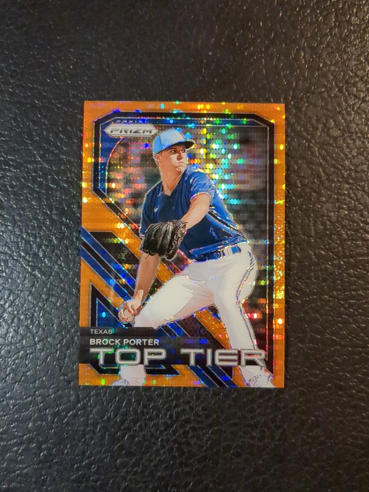 Brock Porter #&rsquo;d /399 – 2024 Panini Prizm Top Tier Orange Pulsar Prizm SP #9