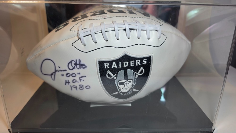 Jim Otto HOF signed Football (JSA Authenticated)