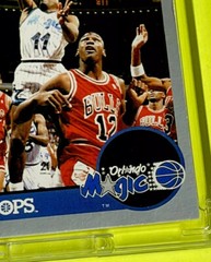 Michael Jordan Card AUTHENTIC – Wearing BULLS JERSEY #12 – STOLEN JERSEY NIGHT