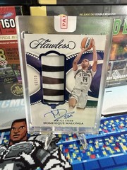 2025 WNBA Flawless Dominique Malonga Auto /15 On Card Patch RC