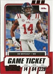 V12) 2021 Panini Contenders DK Metcalf Red SP Seattle Seahawks