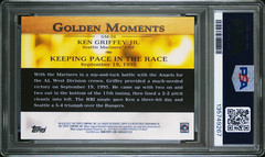 PSA 10 GEM MINT 2012 TOPPS GOLDEN MOMENTS KEN GRIFFEY JR. #GM-50 49267 B134