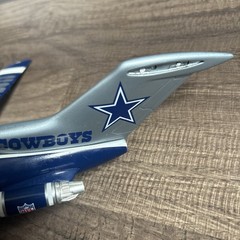 Danbury Mint Dallas Cowboys Boeing 727 Team Plane Diecast NFL Collectible-NO BOX