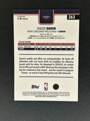 2025-26 Topps Chrome – Derik Queen #263 RayWave Refractor (RC)