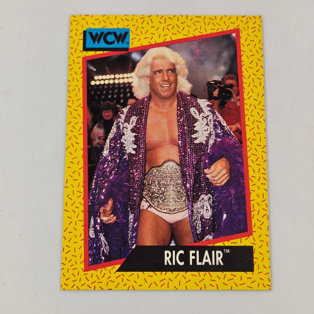 Ric Flair WCW 1991 Impel WCW Trading Card #44 Nature Boy Wrestling