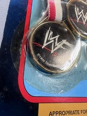 Vintage WWF 4 Winner Medals 1991 Titan Sports Toy Rare