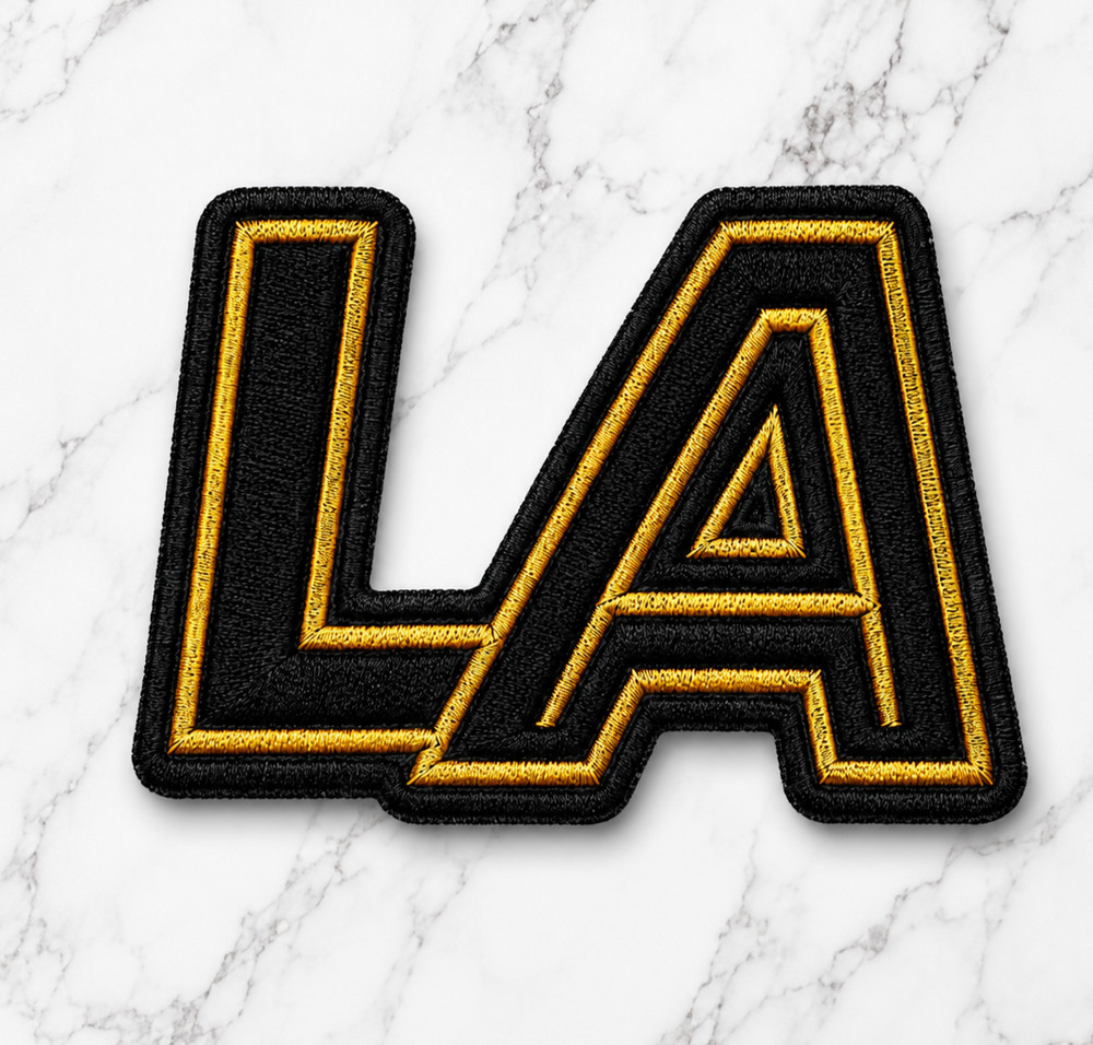 LOS ANGELES QUEENS WPBL EMBROIDERED IRON ON PATCH 3&Prime; FREE SHIPPING