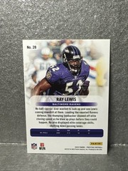 2023 Panini Prestige – Ray Lewis #28 Xtra Points Red /599