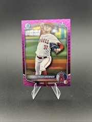 2025 Bowman Draft Tyler Bremner 1st Chrome Fuchsia Reptilian /199 Angels