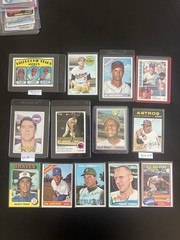 Vintage Topps Hof Lot(120) 1950s 1960s 70s Mantle Mays Clemente Aaron RCs Hi#s