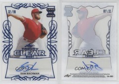 2021 Leaf Trinity Clear Platinum 32/99 Sam Bachman #CA-SB3 Auto 0c6