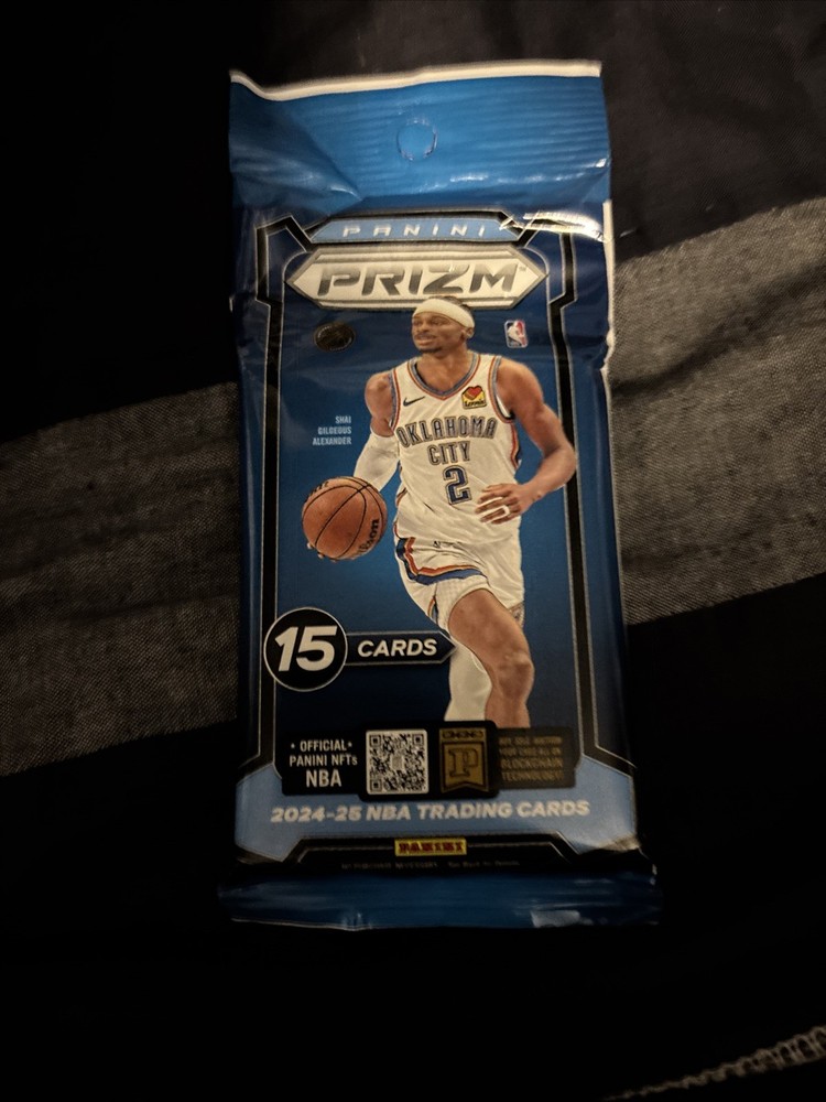 2024-25 Panini Prizm NBA Basketball Fat Pack -15 Cards Per Pack, Factory Sealed