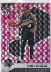 2020-21 MOSAIC PRIZMS PINK DEMAR DEROZAN CHICAGO BULLS PRIZM (AG)1593
