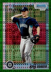 2010 Bowman Chrome Green X-Fractor- #BCP195 Kyle Seager NM. RC