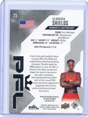 2022 UD Upper Deck PFL Professional Fighters League #25 Claressa Shields
