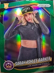 2025 Panini Prizm WNBA – Rookie Variation Sarah Ashlee Barker #142 Green…