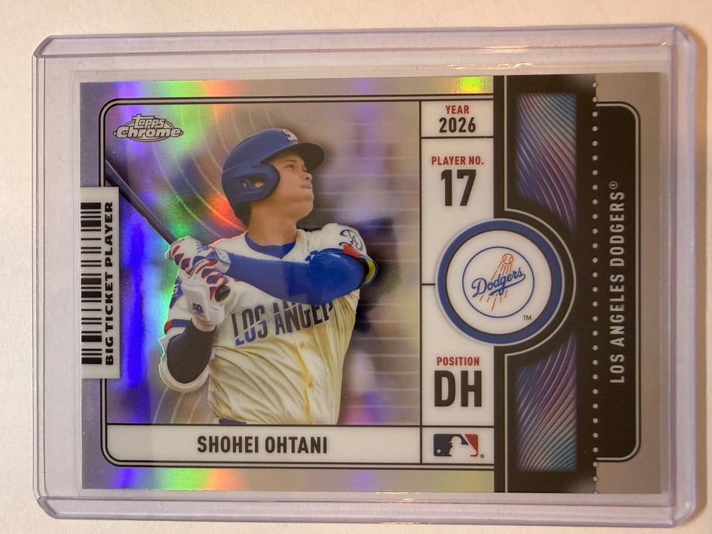 2026 Topps Chrome Shohei Ohtani #BTP-3 Big Ticket Players Dodgers
