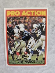 1972 Topps Pro Action Jim Nance #119 NM New England Patriots