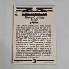 Steve Carlton Phillies 1983 Diamond Kings Donruss #16