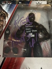 Mattel WWE Elite R-Truth Action Figure 115 Series Autographed What’s Up! JSA COA