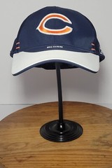 Reebok NFL Mens Chicago Bears Navy Blue Orange and White Cap One Size Fits All