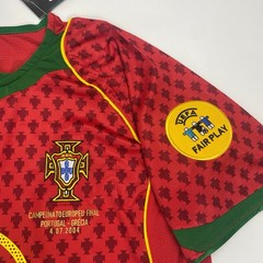 2004 Portugal Home Retro Jersey Ronaldo #17 Short Sleeve Vintage Retro Iconic
