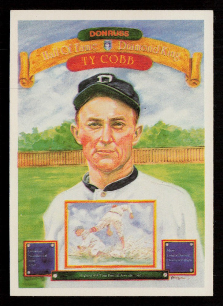 Ty Cobb 1983 Donruss #653 Detroit Tigers Baseball Card