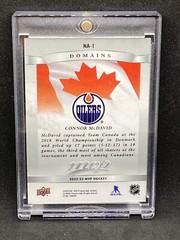 Connor McDavid RARE SPARKLE FOIL INVESTMENT CARD UPPER DECK OILERS MVP