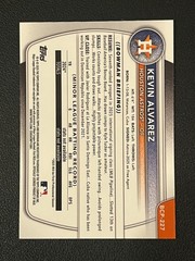 Kevin Alavez 2025 Bowman Chrome 1st Mini-Diamond Refractor Astros QTY