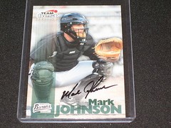 MARK JOHNSON SIGNED AUTOGRAPHED ROOKIE CERTIFIED CARD