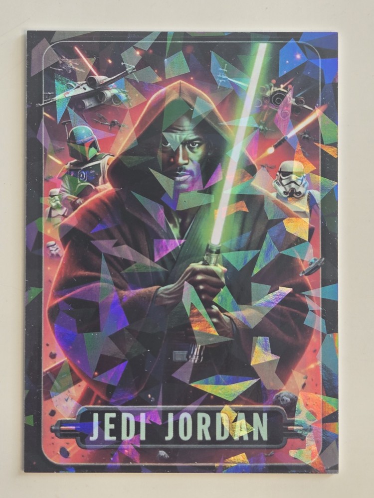 2026 MICHAEL JORDAN ANIME STAR WARS JEDI CRACKED ICE