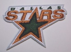 Dallas Stars Embroidered Patch~3 1/2&Prime; x 2 1/4&Prime;~NHL~Iron Sew~US Seller~Ships FREE