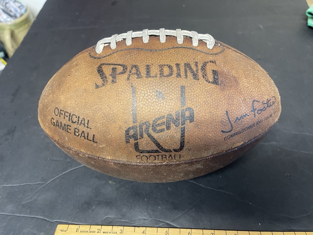 VINTAGE 80 Arena Football League Official Spalding Game Ball Ironman