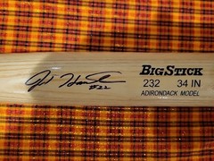 Jim Catfish Hunter Signed Rawlings Bat Autograph Auto Hof No Coa Athletics